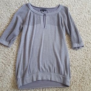 Gray MNG blouse